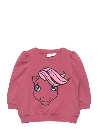 Nmfjoan Mlp Loose Sweat Unb Vde Sweatshirt Trøje Lyserød Name It