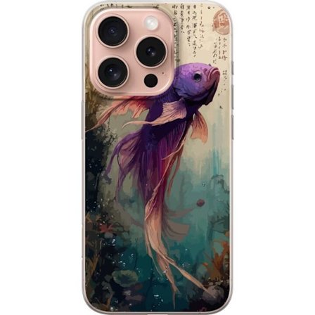 Kompatibelt Mobildeksel til Apple iPhone 16 Pro Asiatisk Fisk Koi Japan Akvarium