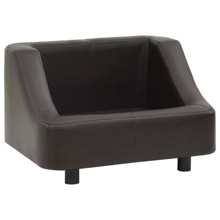 Vidaxl Hundsoffa Brun 67x52x40 Cm Konstläder Brun