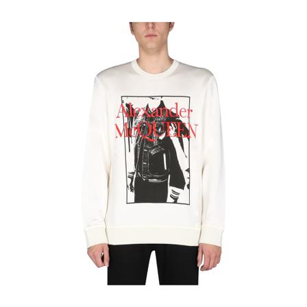 Alexander McQueen Sweatshirt Hvid, Herre Sweatshirts