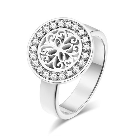 Rostfritt stål ring GULD, SILVER