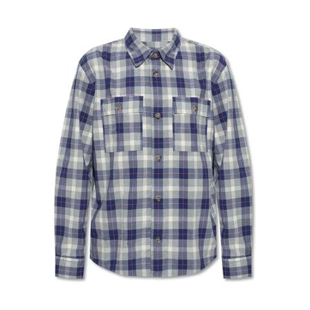 A.p.c. Checked shirt Blå, Herre Skjorter