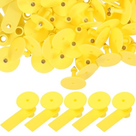 100 Set Djuröronmärken Jordbruksdjur Öronmärken för Får Nötkreatur Kor Grisar