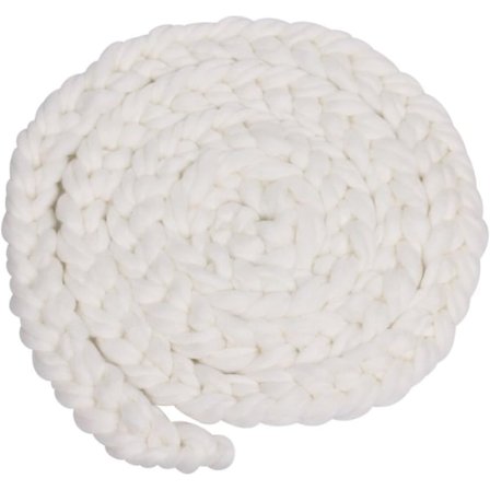 Tæppe til nyfødt flettede tæppe strikket blødt materiale hvid stilfuld fotograferingsrekvisit til drenge og piger