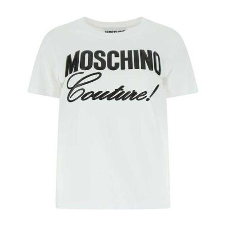 Moschino T-Shirts vit, Dam, Dam, Storlek: S
