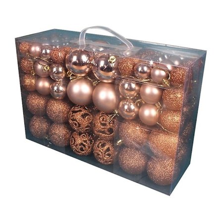 100 stk. Julekule Knusesikker Søt PS Garland Krans Kuler Hengende til Hjemmet