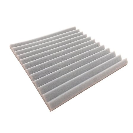 12 stk. Lydisolerende bomuldstrekantriller Lydabsorberende skumbræt