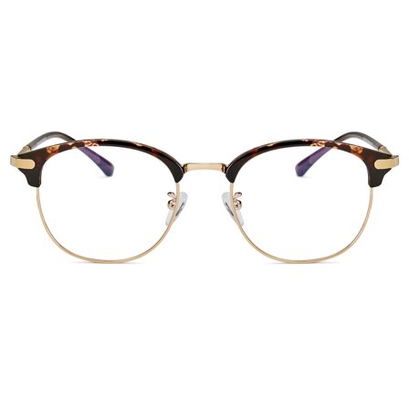 Szylkretowe okulary klasowe dla mężczyzn