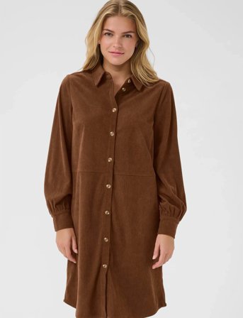 Cream Crkanna Dress - Brown - 44