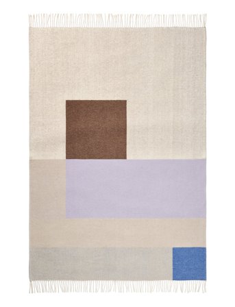 Mette Ditmer Brick Throw - Purple - 125X190CM