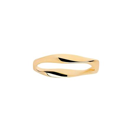 Sif Jakobs Ring cetara flat , Geel , Dames , Maat: 52 MM