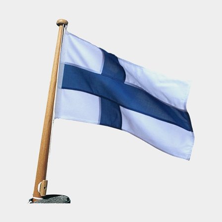 Lodní vlajka Adela Original, Finsko, marine polyester (160 g / m²), 50 x 30 cm