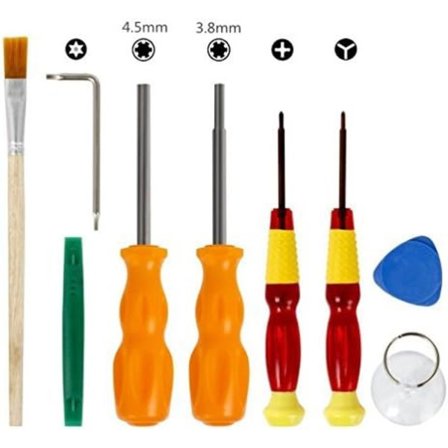 9-delad skruvmejselset för Nintendo Wii/NES/SNES/DS Lite/GBA/Gamecube