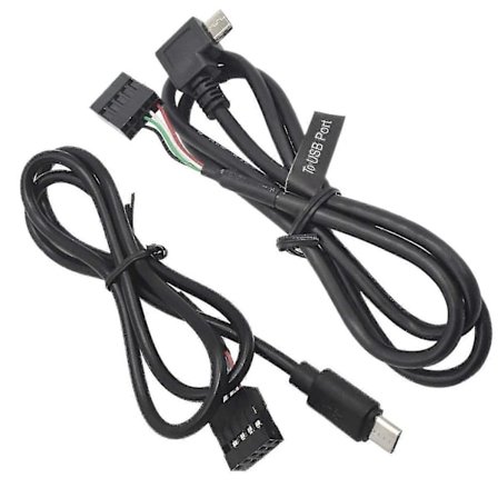 Link Usb-kabelledning for Nzxt Kraken X73 X53 X63 CPU Væskekjøler Svart-qq