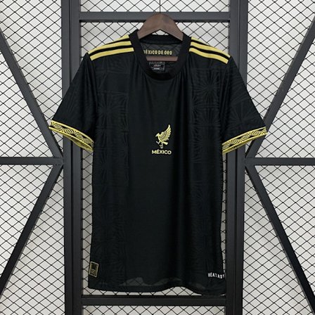 2025-2026 sesongen Mexico landslag gullfarget spesialutgave av kampdrakten, supporterutgave