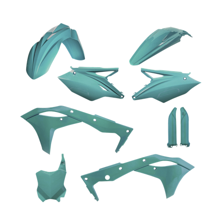 Kit Plastiche Completo Acerbis Verde Acqua - Kawasaki KX 250F 2019-2020