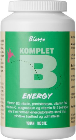 Biorto Biorto Komplet B 180 kaps., Helse & Madvarer, B-vitamin, Øvrige