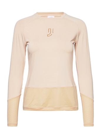 Impel Long Sleeve Langærmet T-shirt Creme Johaug