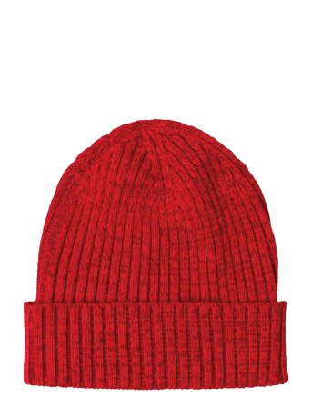 FUB Rib Beanie - Red - 80/90