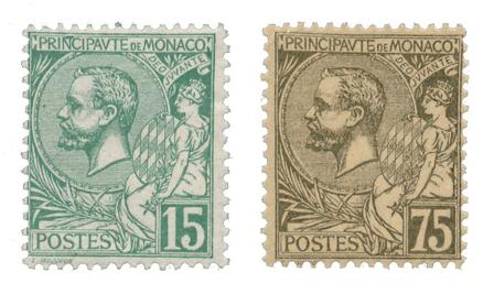 Monaco YT 44-45 - Ubrugt