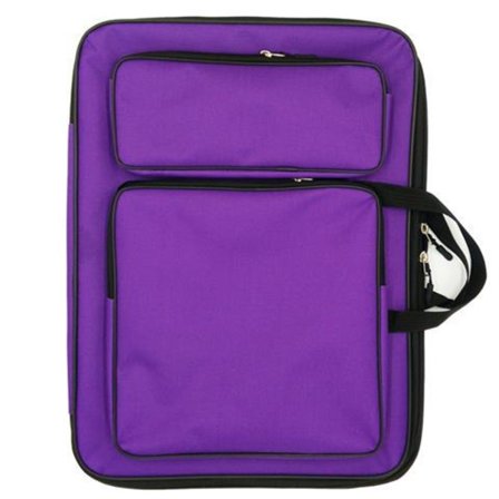 Barnmålarväska, handhållen målarväska, axelremsväska för målning - Lila