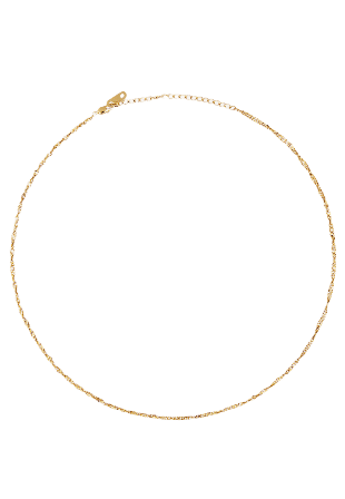 Mockberg Twirl Gold 400 mm Necklace Smycken & klockor Dam Guld ONESIZE