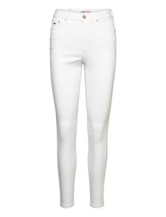 Sylvia Hr Skinny Bg4293 Skinny Jeans Hvit Tommy Jeans*Betinget Tilbud