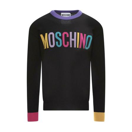 Moschino Sweater Sort, Herre