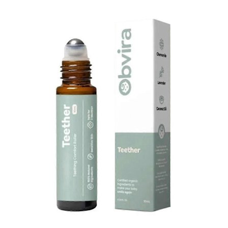 1-3X Bitring Roller, Naturlig Bitring Relief Roller med Ekologiska Eteriska Oljor, Baby Bitring Olja Roller, Minska Besvär Vid Tandsprickning