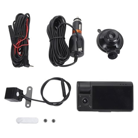 3-kanals bildashkamera med 3-tums pekskärm, 170 graders vidvinkel, IR-nattsyn och G-sensorrörelsedetektering