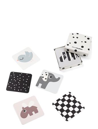 D By Deer Baby Kontrastkort 10 Stk. Deer Friends Farvemix Multi/patterned