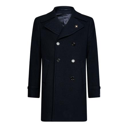 Lardini, Coats Blauw, Heren, Maat:L