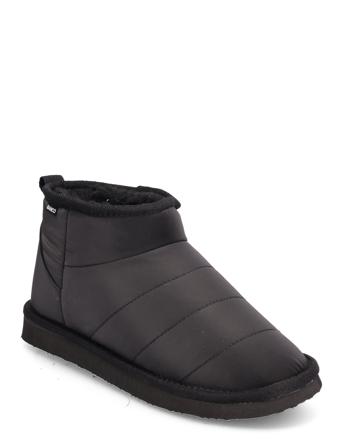 Biasnow Quilted Ankle Boot Nylon Black Bianco