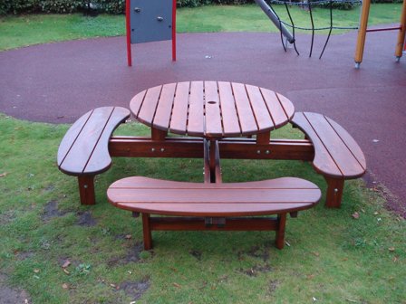 Eden Wood Rondo EW 0929-6P Picknickbord barnmodell, Utemöbler