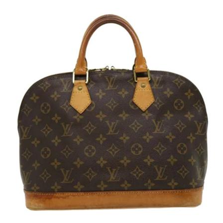 Louis Vuitton Vintage Pre-owned Canvas Alma Taske Brun, Dame Vintage Tasker, Størrelse: ONE Size