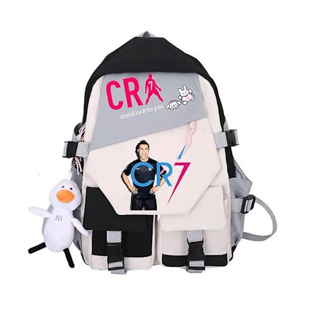 Cr7 Casual Student Ryggsekk Junior High School Campus Aphmau Stor Kapasitet Skoleveske