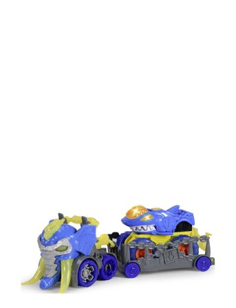 Dickie Toys Monster Ranger Haj, Bil Med Släp Blue Dickie Toys