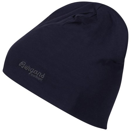 Bergans Youth Cotton Beanie Children beanies Blue OneSize