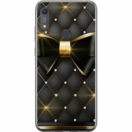 Huawei Y6s (2019) Genomskinligt Skal Gyllene Rosett