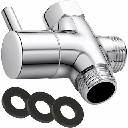 G1/2 " 3-vejsventil, massiv messing 3-vejsventil, håndbrusersæt, universelt tilbehør