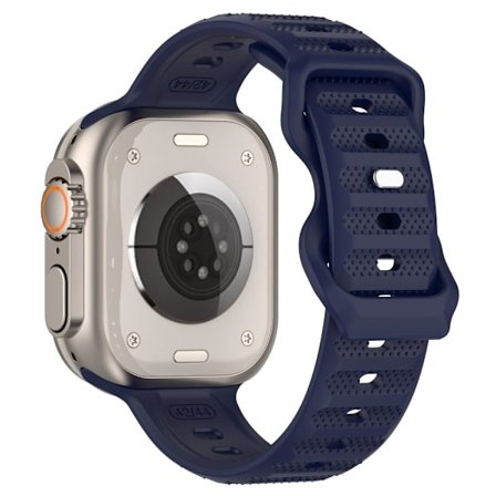Silikonarmband till Apple Watch 41mm/40mm/38mm Serie 9/8/7/6/5/4/SE (2022/2023) - Midnattsblå