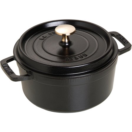 Staub La Cocotte Rund cocotte 18cm. 1,7 liter, sort | KitchenOne