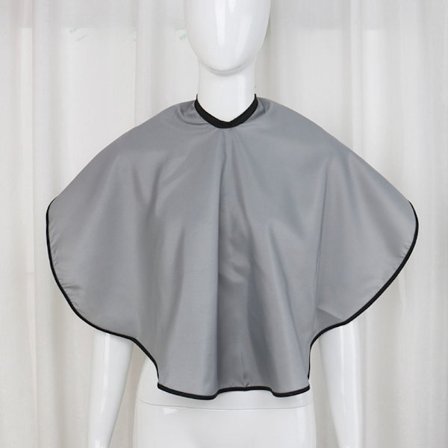 Hair Cutting Cape Färgat hårsjal SILVER