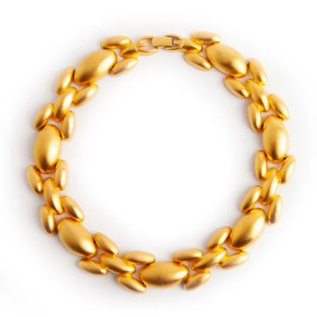 Givenchy Pre-owned Pre-owned Metal necklaces , Geel , Dames , Maat: ONE Size Vintage Sieraden