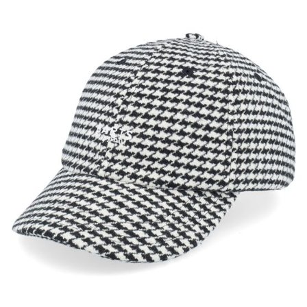 Barts - Vit unconstructed Keps - Amandah Cap Black Dad Cap @ Hatstore