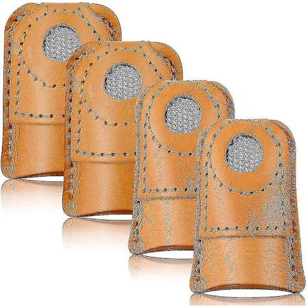 Palat Sormisuojia, Kolikko Nahka Sormisuoja Ompelelle ja Kirjonnalle