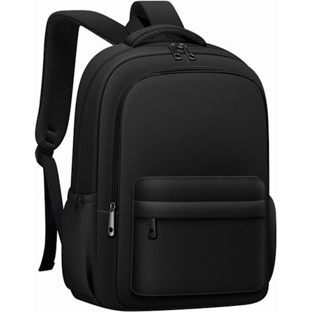 Søt ryggsekk, Estetisk svart skolesekk - Preppy skolesekk for tenåringsjenter, Lett ryggsekk for ungdomsskole for daglig bruk og høyskole