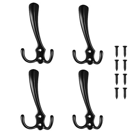 4-Pak - Trippel-veggkroker / Veggkroker – Kleshengere