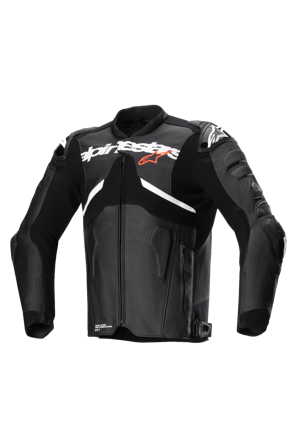 Kurtka Motocyklowa Skórzana Alpinestars Atem V5 Czarny/Złamany Biały 52