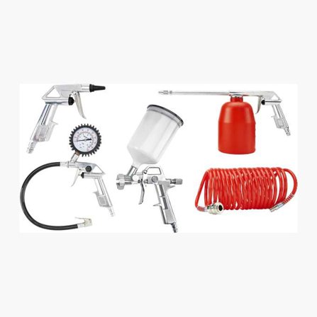 Biltema - Tilbehørsett for kompressor 5 deler